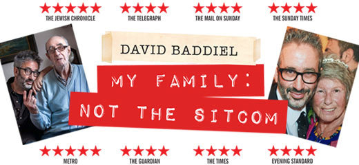 David Baddiel is moving to the Playhouse Theatre in Spring 2017.