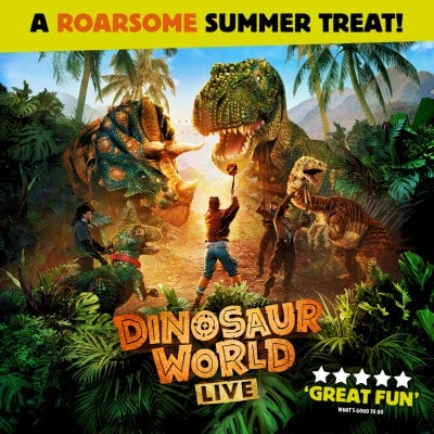 Dinosaur World Live Poster Image